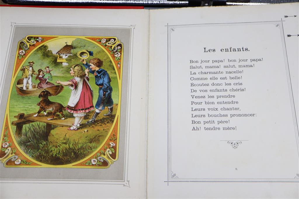 A French talking book, Le Livre dImages Parlyntes, cloth in good condition